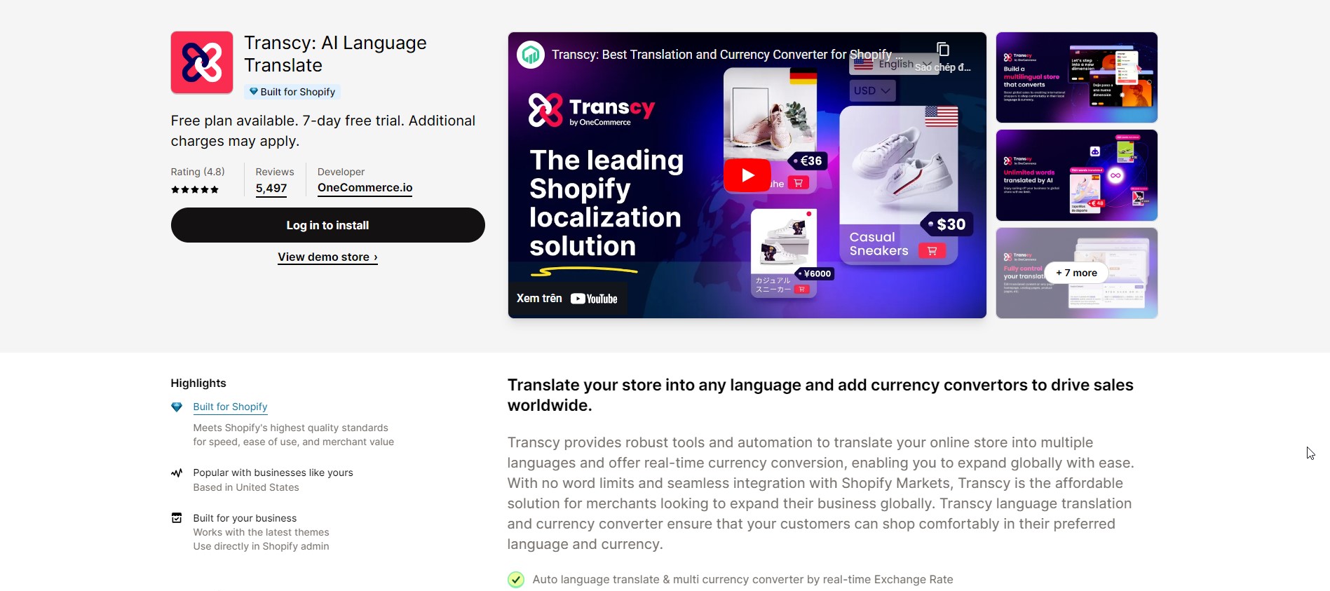 Transcy: AI Language Translate